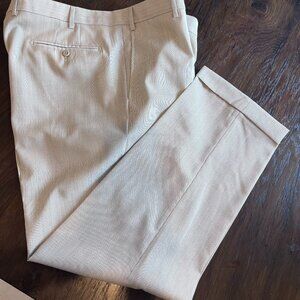 Zanella men's stripped pants, cuffed hem, size 40